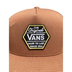 Vans The Original‎ Rust Orange Hat Cap MOTT SnapBack Made To Last Since 1966